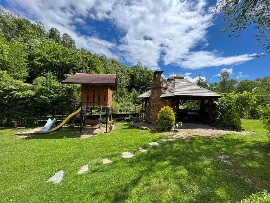 Domki Pod Skalka Baligród Exteriér fotografie